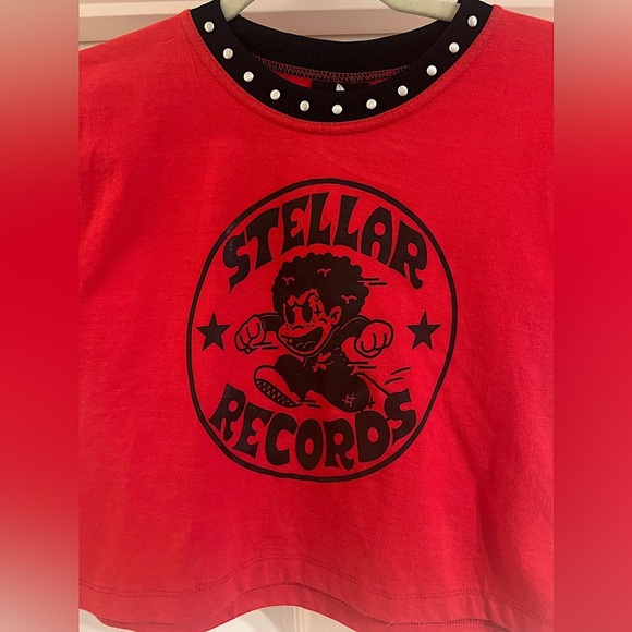 Tops - Stellar Records Crop Tee